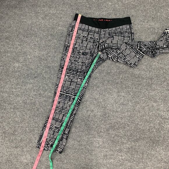Nike Just Do It Legging Womens M Medium Black White Dri Fit Cropped Drawstring - Picture 8 of 12